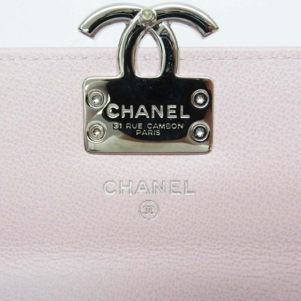 CHANEL Authentic Pink Leather Wallet - Picture 14 of 16
